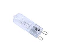Annadue 10PCS G9 40W Bombilla Halógena de Vidrio Transparente Ahorro de Energía, Bombillas Halógenas de 220V Tipo JCD para Lámpara Colgante de Ventilador de Techo