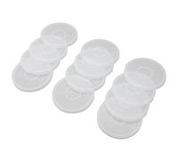 Annadue 12 Moldes para Posavasos de Silicona, Molde de Resina de Doce Constelaciones para Tapete de Taza, Molde de Bandeja Hecho a Mano, Reutilizable y Fácil de Desmoldar, para Amantes del Bricolaje y