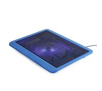 Annadue 14" Laptop Cooler Pad Hidráulico Bearng 2 Tapones Ventiladores silenciosos Soporte para portátil LED Azules para radiación RAD para Juegos(Blue)