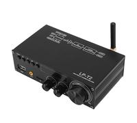 Annadue 2.1Ch Bluetooth 5.1 Amplificador 50WX2 RMS RMS Receptor Estéreo, HiFi con USB/SD/AUX/Coaxial, Control de Ecualización, Remoto, Cine Homeo (Enchufe de la UE)