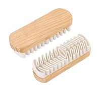 Annadue 2 Cepillos de Gamuza para Botas de Nieve, Limpiador de Zapatos, Cepillo de crepé, Fregador de Zapatos Mate de Gamuza para Botas de Cuero, Herramienta de Limpieza de Nobuk