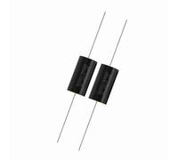 Annadue 2 Condensadores de Altavoz de de 1 UF, Divisor de Frecuencia, Condensador de Película Metálica para Cruce de Altavoces de Agudos de Coche, Pines de Alambre de Cobre, Sonido HIFI, 160 V (A.