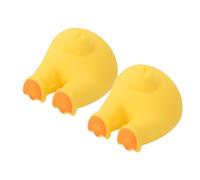 Annadue 2 Pack Soporte de Cepillo de Dientes de Perro de Dibujos Animados | Forma de cachorro juguetón, almohadilla adhesiva sin taladro, estante organizador de baño, sostiene pasta y peines, se