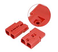 Annadue 2 Piezas 175A 600V Rojo Conector Rápido de Batería | Acoplador rápido, enlace eléctrico del cabrestante, cobre plateado, resorte de alta tensión, bloqueo seguro