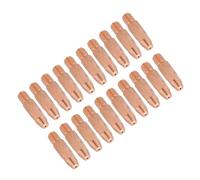 Annadue 20 Puntas de Contacto de Cobre M6 para Antorcha de Soldadura Binzel 24KD MIG/MAG, Cobre Rojo Resistente a la Corrosión, Consumibles de Soldadura con Punta de Contacto de 1,0 Mm, 20 Unidades