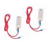 Annadue 2PCS Cerca Eléctrica PolyTape a Conector M6 Conector de Cinta de Cerca Eléctrica de Acero Inoxidable con Cable de 3.3FT Compatibilidad Universal para Cargador Solar