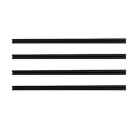 Annadue 4 Piezas 4040 Perfil de Extrusión de Aluminio 1000 Mm Ranura en T Anodizado Carril Lineal Estándar Europeo para Impresora 3D CNC Marco de Soporte de Automatización (BLACK)
