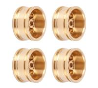 Annadue 4PCS Latón RC Rueda Buje Llanta para 1/30 RC Crawler | Construcción de latón macizo, tracción mejorada, escalada estable, reemplazo directo, rendimiento todoterreno