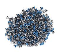 Annadue 500 Ojales de Latón de 2 Mm con Agujero Interior, Kit de Ojales Coloridos para Ropa, Zapatos, Bolsas, Manualidades, Reparación de Costura (azul claro)