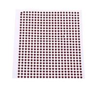 Annadue 500 Ojos de Señuelo de Pesca 3D con Respaldo Adhesivo, Herramienta para Hacer Cebo Epoxi Dorado de 5 Mm para Atar Moscas, Señuelos, Manualidades, Plantillas Duraderas y Realistas para Agua