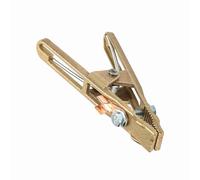 Annadue Abrazadera de Tierra para Soldadura A Tierra en Forma de A de Latón 260/300/500A para Máquina de Soldar, Abrazadera de para Soldadura de Alta Resistencia con Alta Conductividad y (260A)