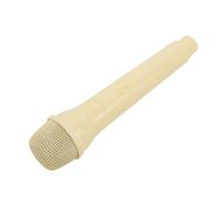 Annadue Accesorio de Micrófono Simulado, Micrófono de Mano para Práctica del Habla, Falso Ligero para Fotografía de Cosplay (Yellow)