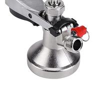 Annadue Acoplador de Barril Tipo G de Acero Inoxidable, Dispensador de Cerveza de Barril con Válvula de Aire, Acoplador de de Elaboración Casera para Dispensador de Cerveza Comercial