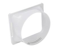 Annadue Acoplador de Manguera de Escape de Aire Acondicionado, Adaptador de Manguera de Conducto de Escape Portátil Cuadrado a Redondo, Conector de Tubo de de PVC con Diseño de Rosca para Unidad de