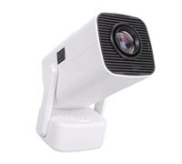 Annadue Actualice el Mini Proyector Ultra con WiFi y Bluetooth, Proyector Portátil Inteligente Compatible con 4K con Android 13.0, Keystone Automático, Rotación de 210 Grado (Enchufe de la UE)