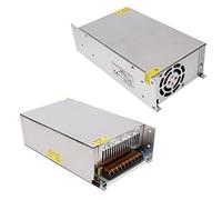 Annadue Adaptador de Controlador de Fuente de Alimentación Aleación de Aluminio DC48V para Tira de Luz de Pantalla LED, Equipo de Voltaje Medio y bajo para Impresora 3D (S-1000-48