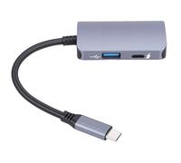 Annadue Adaptador de Gafas USB C a AR, Adaptador de Carga y Reproducción con Salida de Vídeo 4K 60 Hz, Carga PD65W, para Xreal Nreal Air RayNeo XR One AR