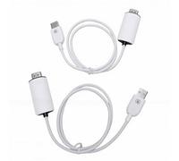 Annadue Adaptador de Pantalla de Transmisor y Receptor HDMI Inalámbrico de 50M, Extensor HDMI Inalámbrico Full HD 1080P, Transmisión de Audio de Video Desde Computadora Portátil/T
