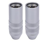 Annadue Adaptador Duradero XLR de 4 Pines a Hembra Equilibrada de 4, Mm, Facilidad Plug and Play, 2 Adaptadores para Actuaciones en