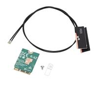 Annadue Adaptador WiFi 6E, Proceso de 22 NM de Doble Banda 2,4 GHz 5 GHz 1800 Mbps BT5.2 MU MIMO Compatible con 10 11, con Interfaz M. 2230 A E