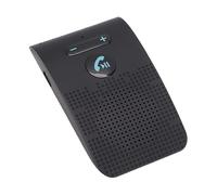 Annadue Altavoz Bluetooth Manos Libres para Coche, Kit Bluetooth Manos Libres para Coche para Teléfono Móvil, con Clip Trasero, 2 Teléfonos Conectados, Cómoda Gestión de Llamadas