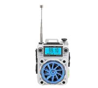 Annadue Altavoz Bluetooth Portátil, Bluetooth 5.2, con Giroscopio de la Punta de los Dedos, 2 Modos de Juego, Alarma SOS, Radio FM, Sonido Cristalino con 7 Luces de Color Altavoz