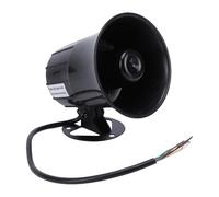 Annadue Altavoz Megáfono PA Compacto, Bocina de Advertencia de Alto Volumen de 120 DB con Sonido Claro, Reproducción de MP3, Amplio Voltaje, Sirena Emergencia, para Seguridad