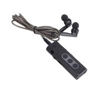 Annadue Amplificador de Auriculares Portátil, Amplificador de Sonido Estéreo, Dispositivo de Mejora de Voz con Auriculares, Clip para Cinturón, Cancelación de Ruido (Black)