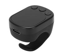 Annadue Anillo de Control de Desplazamiento Bluetooth, Control Remoto Inalámbrico con Panel Táctil con de Página, Obturador de Cámara, Función de Mouse, Alcance de 10 M