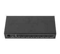 Annadue Audio óptico Digital SPDIF 1x8 Switcher, SPDIF SPDIF óptico Fiber Song Splitter Soporte LPCM2.0 DTS AC3, Plug and Play (EU)