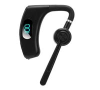 Annadue Auricular Inalámbrico Bluetooth con Micrófono para Negocios (Black) | Reducción de ruido, batería de larga duración de 300 mAh, ajuste ergonómico seguro, Bluetooth 5.2, conducción con manos