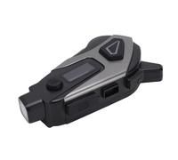 Annadue Auriculares Bluetooth con Cámara para Casco de Motocicleta con Vídeo HD 1080P IPX8 Resistente Al Agua Altavoz de 40 Mm Sonido HiFi Batería de 1200 MAh para Motocicleta BIC