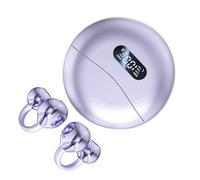 Annadue Auriculares de Traducción de Idiomas con IA, Dispositivo Traductor Bluetooth en Tiempo Real, Auriculares Inalámbricos para Viajes y Aprendizaje Empresarial (Purple)