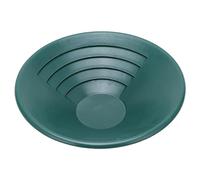 Annadue Bandeja Clasificadora de Tamizado de Oro, Bandeja Dorada ABS con Estructura de Ranura Poco Profunda para áreas Montañosas y Arroyos, Verde para Principiantes