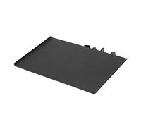Annadue Bandeja de Tarjeta de Sonido Metálica con Abrazadera para | Hierro resistente, clip de fijación ajustable, estable antideslizante, carga de 3 kg, escenario, aula, oficina