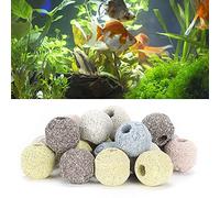 Annadue Bio Bolas de Cerámica, Bolas de Filtro de Pecera para Filtración de Acuario, Medios de Biofiltración, Peso Neto 500 G, de Filtro de Acuario para Suministros de Pecera