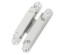 Annadue Bisagras de Puerta 3D, Bisagra de Puerta Plegable con ángulo de Apertura Ajustable de 180 Grados con Tornillos de Llave Hexagonal, Herrajes de Resistentes para de Madera, Capacidad de Carga