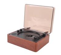 Annadue Bluetooth de Reproductor de CD Portátil con Altavoces, Reproductores de CD Vintage de Escritorio, Altavoces Estéreo Duales, Unidad USB, Control Remoto (Cereza)