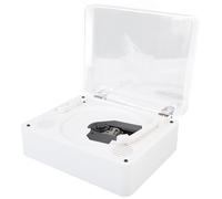 Annadue Bluetooth de Reproductor de CD Portátil con Altavoces, Reproductores de CD Vintage de Escritorio, Altavoces Estéreo Duales, Unidad USB, Control Remoto (White)