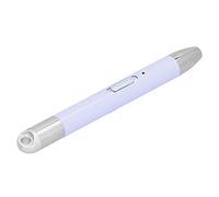 Annadue Bolígrafo de Pintura de Diamante Recargable por USB con Luz LED, 6 Puntas, Herramientas de Arte de Diamante, Accesorios de Manualidades para Punto de Cruz, Modos de Luz Blanca y Cálida, Taro