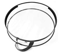 Annadue Bolsa de Almacenamiento de Redonda, Contenedor Transparente de Guirnalda de Navidad con Asas Reforzadas con Doble Cremallera, PVC Resistente Al Agua, Soporte de Almacenamiento de para (borde