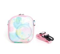 Annadue Bolsa Rígida de EVA para Mini 7 8 9 11 12 40, Bolsa Compacta y Ligera con Correa Ajustable para Viajes, área de Almacenamiento para Accesorios (Acuarela de Burbujas)