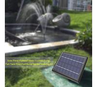 Annadue Bomba de Fuente de Agua Solar, Bomba de Estanque Alimentada por Panel Solar, de Piscina de Tanque de Peces para Riego de Jardín en el Hogar, Kit de Al Aire Libre con Sumergible, de Fuente de