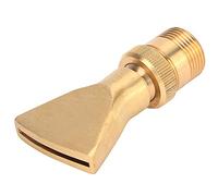 Annadue Boquilla de Fuente de Agua de Chorro de Ventilador Estrecho, Cabezal de Aspersor de Latón Ajustable para Estanque, Boquilla de Pulverización de Rosca Macho G1/2 de Paisaje G3/4 (Hilo