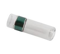 Annadue Botella Infusora de té de 420 Ml, Botella de Agua de Vidrio a Prueba de Fugas de Acero Inoxidable de Doble Capa con Colador, Ifor Office Travel Home (GREEN)