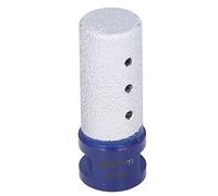 Annadue Broca de Dedo de Diamante, Fresa de Soldadura Al Vacío con Rosca M14, Broca de Fresado de Diamante para Porcelana y Cerámica Dura (25mm)