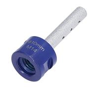 Annadue Broca de Dedo de Diamante, Fresa de Soldadura Al Vacío con Rosca M14, Broca de Fresado de Diamante para Porcelana y Cerámica Dura (10mm)