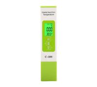 Annadue C-100 Probador de Agua de Mar TDS EC de Salinidad 5 en 1 con Retroiluminación, Bolígrafo Detector de Calidad del Agua Multifunción para Estanque de Peceras de Acuario