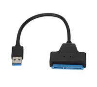 Annadue Cable Adaptador USB 3.0 a SATa para SSD/HDD de 2,5 Pulgadas Y HDD de 3,5 Pulgadas, Conector de Disco Duro Externo SATa III para Transferencia de Datos, Compatibilidad con UASP.