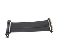 Annadue Cable de Extensión PCIE4.0 X16, Cable Elevador de GPU con Blindaje emi de Alta Velocidad para RTX3090ti RTX3090 RTX3070ti, ángulo Recto Flexible con GPU y Placas Base Compatibles